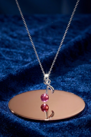 Musical Note Pendant Necklace Korean Jewellery for Women - Moon Beauty